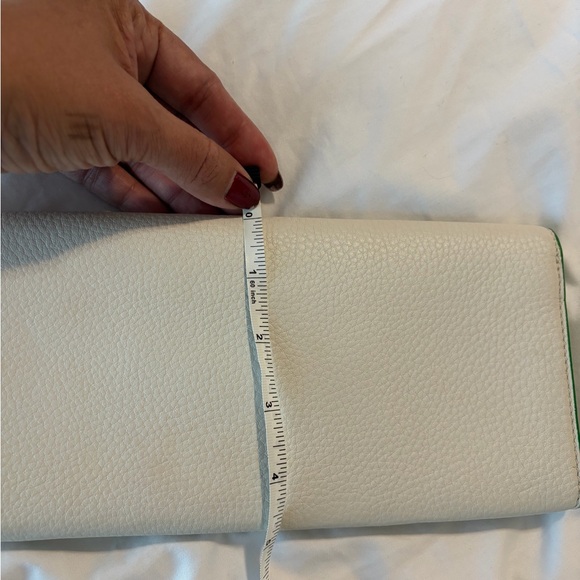 Elegant Off White and Green Women's Clutch - Picture 8 of 8